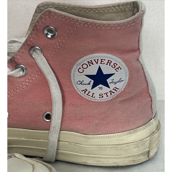 Converse Chuck Taylor All Star 70 Hi Comme des Garcons PLAY Women size 8 Pink - Picture 10 of 10